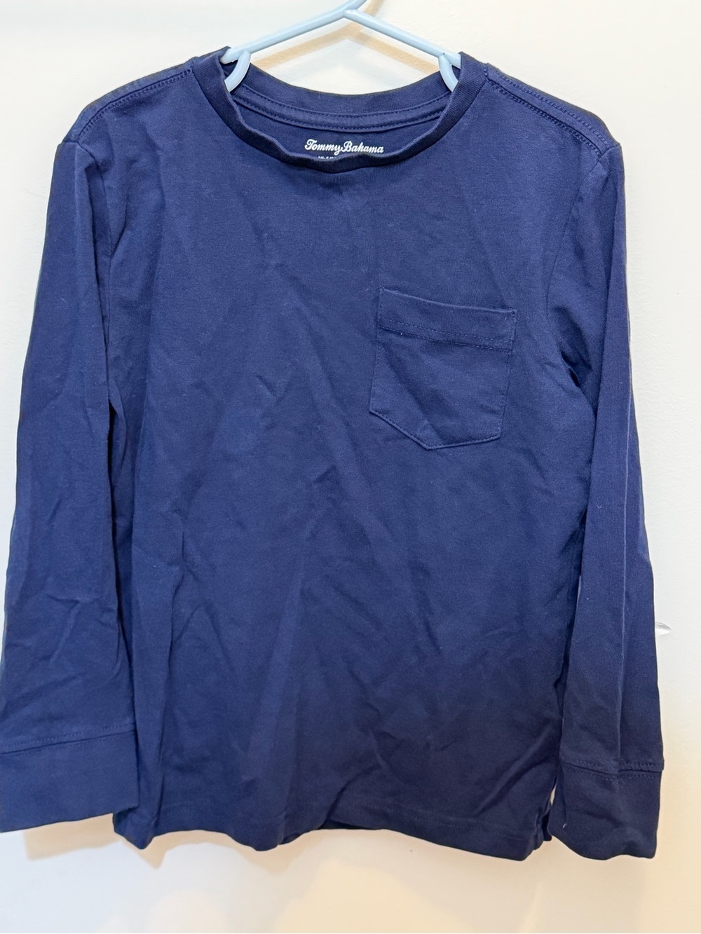 Tommy Bahama Long-Sleeve Pocket Tee in Deep Navy